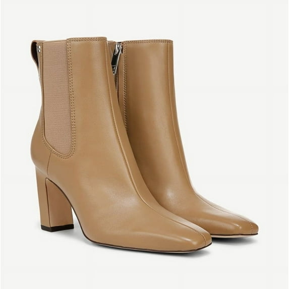 Franco Sarto Women's Flexa Bliss Ankle Boot Taupe Leather 8M