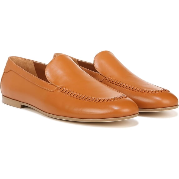 Franco Sarto Women's Flexa Gala Slip-on Flat Loafers Tan Brown Leather 8.5M