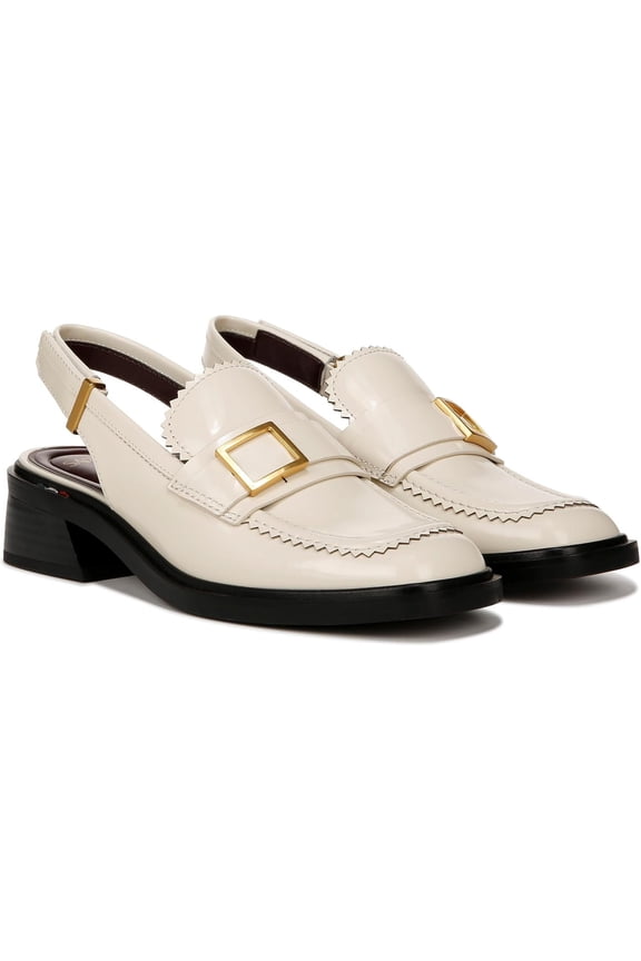 Women's Gianna Slingback Loafers Vanilla White 8.5M
