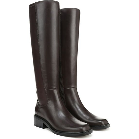 Franco Sarto Women's Gisella Knee High Boot Castagno Brown Leather Wide Calf 11M