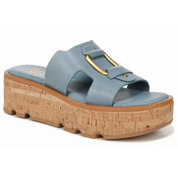 Franco Sarto Women's Hesta Wedge Sandals Denim Blue 9M