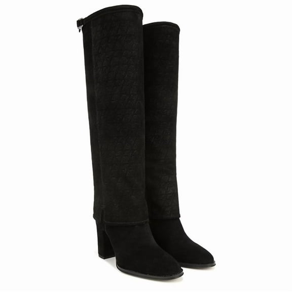 Franco Sarto Women's Informa West Knee High Boot Black Suede 10M