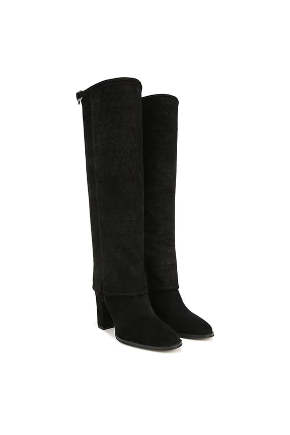 Women's Informa West Knee High Boot Black Suede 7M
