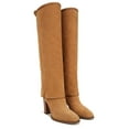 thumbnail image 1 of Franco Sarto Women's Informa West Knee High Boot Camel Brown Suede 6.5M, 1 of 5