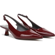 Franco Sarto Womens Jaden Slingback Pump Dark Red Patent 6W