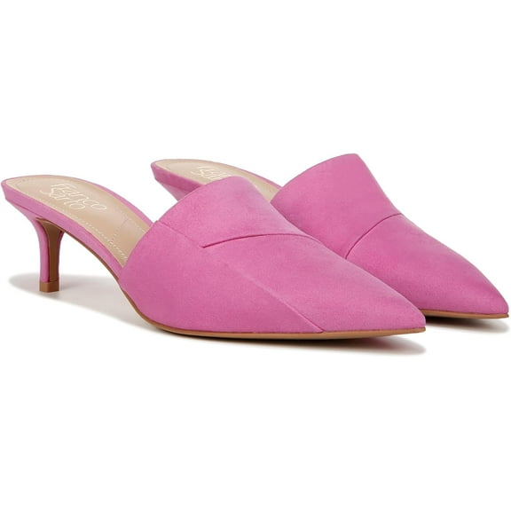 Franco Sarto Women's Krystal Heeled Mule Pink 7M