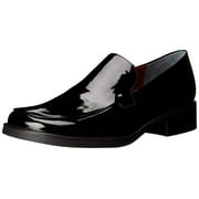 Franco Sarto Women's L-Bocca Slip On Loafers Black Patent 6.5N