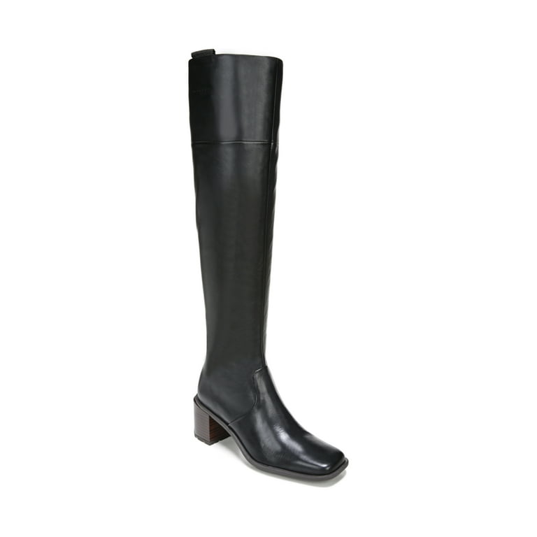Franco Sarto Women s L Forla Knee High Boot Black Leather 6M Walmart