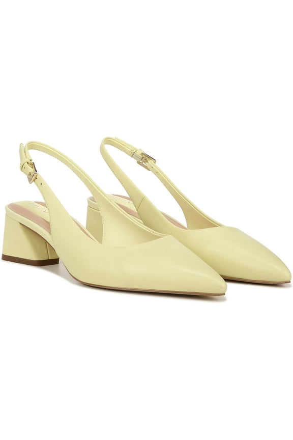 Women's L-Racer Slingback Pumps Citron Yellow 11M