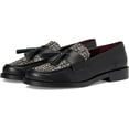thumbnail image 1 of Franco Sarto Women's Lucia Slip On Loafer Black Leather/Tweed 8M, 1 of 5