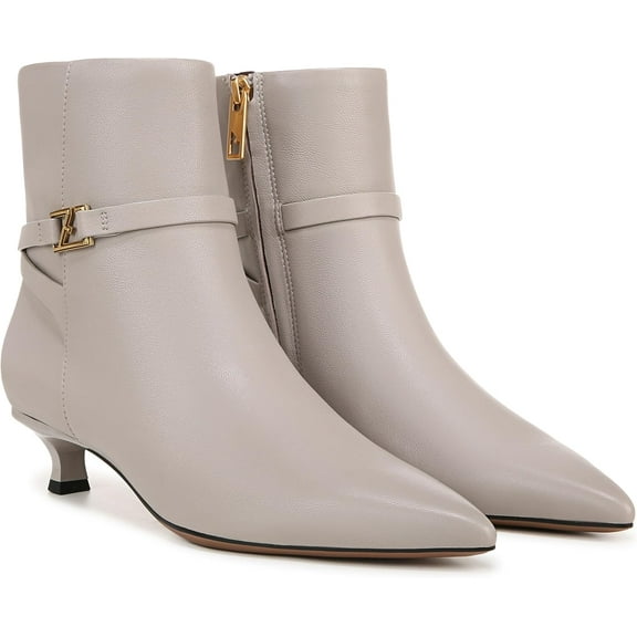 Franco Sarto Women's Marnie Ankle Boot Grey Leather 6M