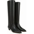 thumbnail image 1 of Franco Sarto Women's Martin Pointed Toe Knee High Boot Black Leather 11M, 1 of 5