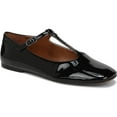 thumbnail image 1 of Franco Sarto Women's Marylee T-Strap Flat Black Patent 7.5M, 1 of 6
