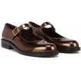 thumbnail image 1 of Franco Sarto Women's Melfi Mary Jane Flat Brown Metallic 8.5M, 1 of 5