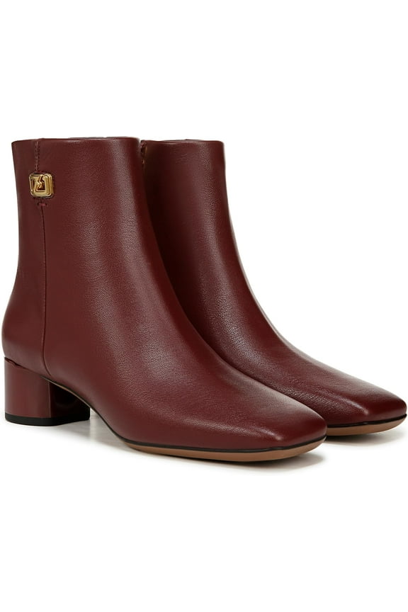 Women's Noah Square Toe Ankle Boot Berry Red 8M