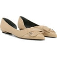 thumbnail image 1 of Franco Sarto Women's Nude Leather Elisha 2 Half d'Orsay Pointed Toe Flats 6.5M, 1 of 5