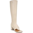 thumbnail image 1 of Franco Sarto Women's Odette Tall Thong Heeled Sandal Boot  Ivory White 8.5M, 1 of 6