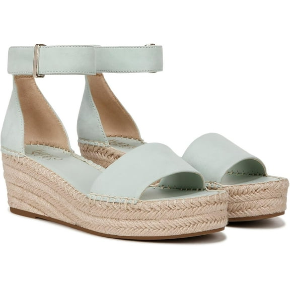 Franco Sarto Women's Pela Espadrille Wedge Sandal Green 5M