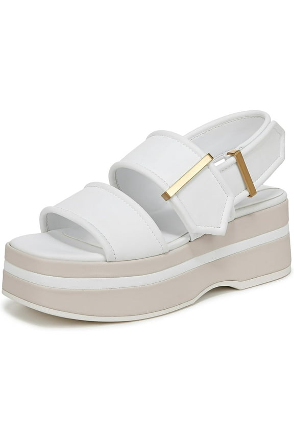 Women's Piper Platform Slingback Sandal Bright White 11M