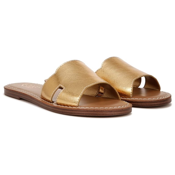 Franco Sarto Women's Romana Slide Sandal Gold 6M