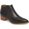 thumbnail image 1 of Franco Sarto Women's Seville Black Leather Bootie 4M, 1 of 5