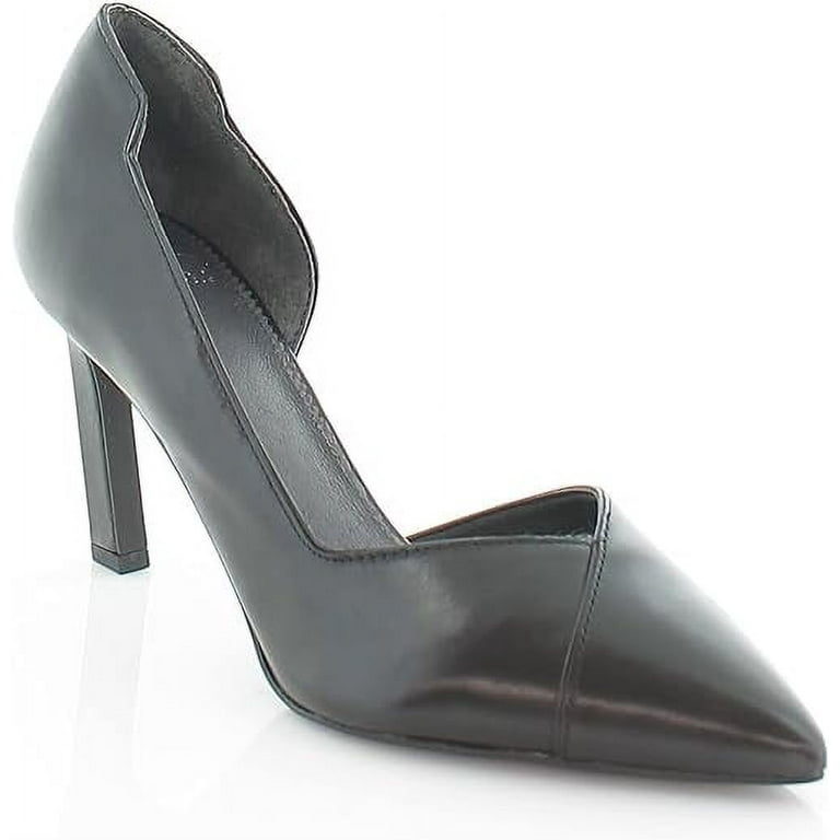 Franco Sarto Stefi Leather Pump 9.5 Black Leather