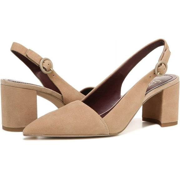 Franco Sarto Women's Trista Slingback Pump Taupe Grey 5M