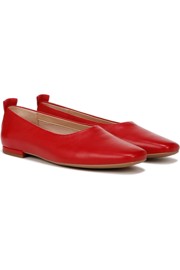 Women's Vana Slip on Ballet Flat Cherry Red 9.5W