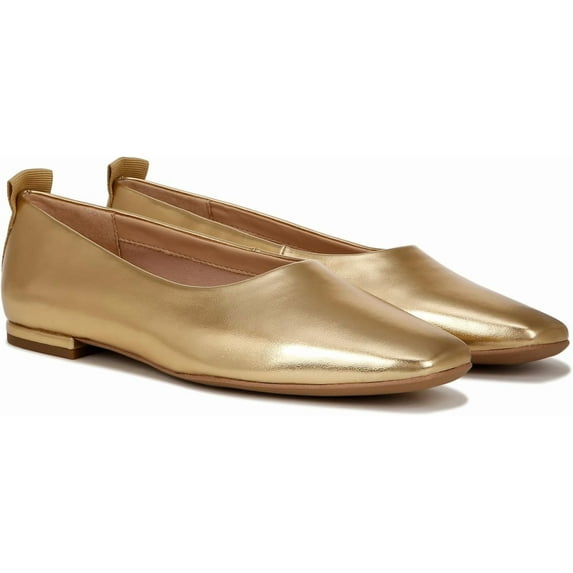 Franco Sarto Women's Vana Slip on Ballet Flat Gold Metallic 5M