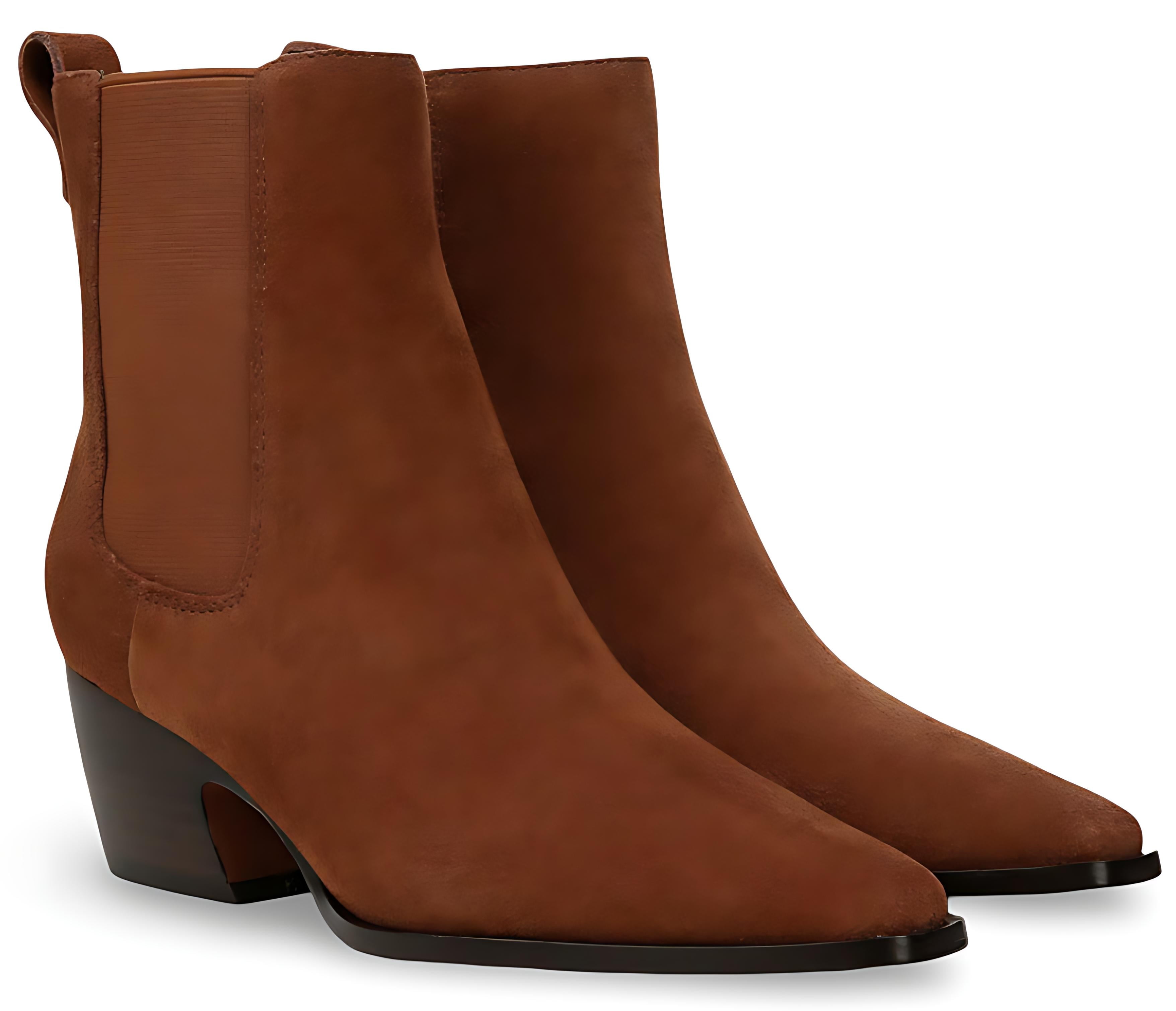 Franco Sarto Women's Vianca Ankle Boot Brown Suede 7.5M - Walmart.com