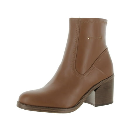 Franco Sarto Womens Abril Faux Leather Short Mid-Calf Boots