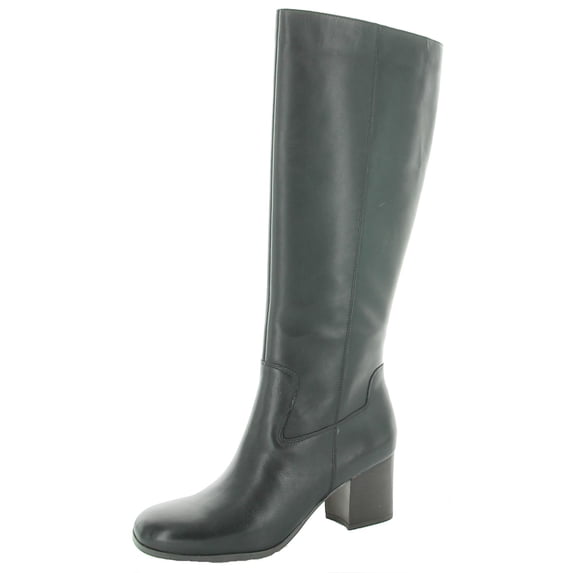Franco Sarto Womens Anberlin Leather Knee-High Riding Boots