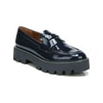 thumbnail image 1 of Franco Sarto Women's Balin Lug Sole Chunky Loafer Midnight Blue 9.5M, 1 of 3