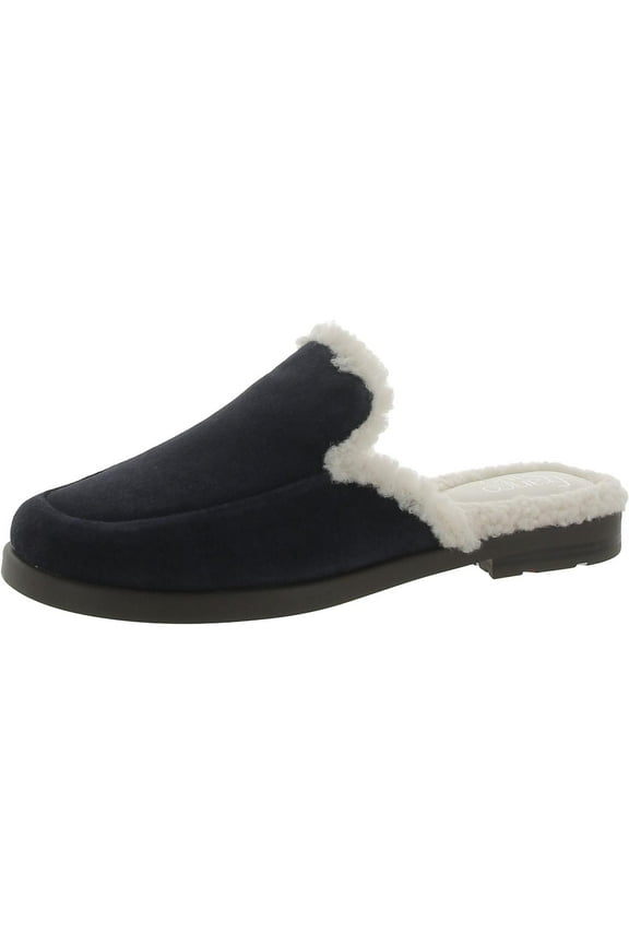 Womens Bocca Slide Clog Dark Twilight Navy Suede 8M