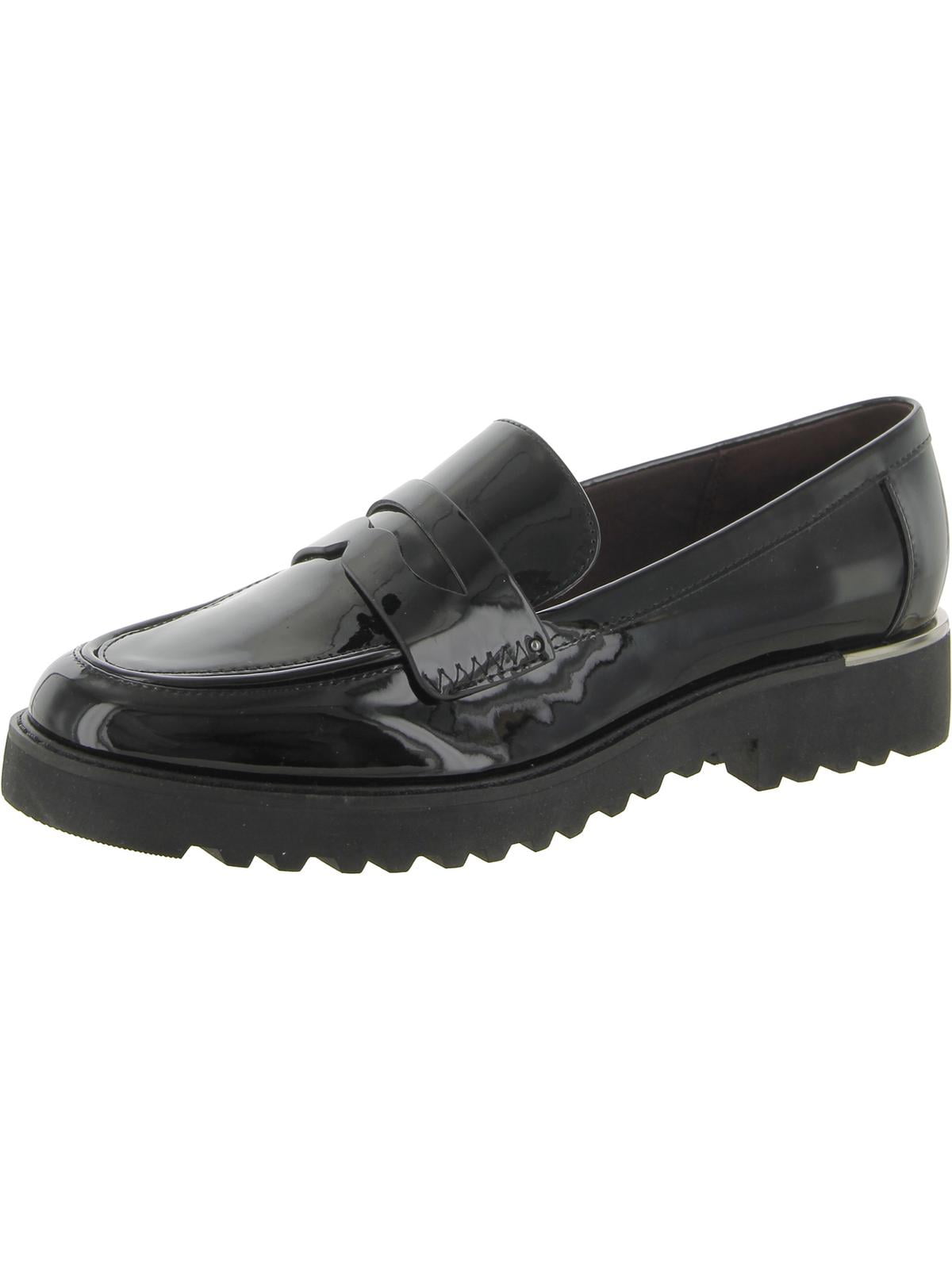 Franco Sarto Womens Camrynn Lug Sole Loafers Pewter 9.5M 