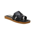 thumbnail image 1 of Franco Sarto Womens Capri Leather Slip On Slide Sandals, 1 of 5