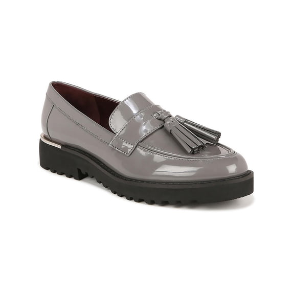 Franco Sarto Womens Carolynn Patent Slip On Loafers