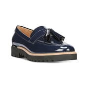 Franco Sarto Womens Carolynn Patent Slip On Loafers