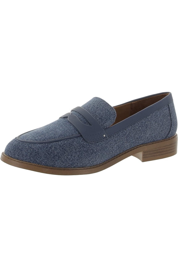 Womens Chrissy Block Heel Loafers