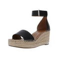 thumbnail image 1 of Franco Sarto Womens Clemens Leather Espadrille Platform Sandals, 1 of 3