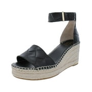 Franco Sarto Womens Clemens Leather Espadrille Platform Sandals