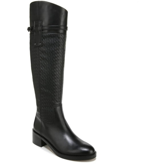 Franco Sarto Women's Colt Tall Knee High Boots Black Wide Calf 8M