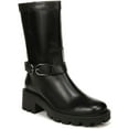 thumbnail image 1 of Franco Sarto Womens Elle Leather Block Heel Motorcycle Boots, 1 of 3
