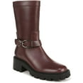 thumbnail image 1 of Franco Sarto Women's Elle Mid Shaft Lug Sole Boot Castagno Brown 7M, 1 of 3