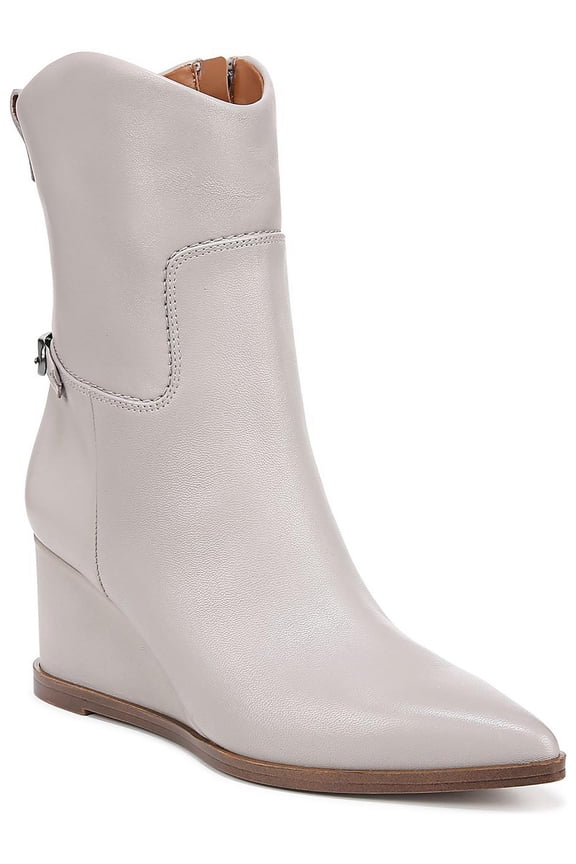 Women's Etta Pointed Toe Wedge Boot Grey 8.5M