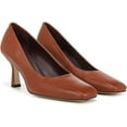 thumbnail image 1 of Franco Sarto Womens Flexa Aela Square Toe Pump Acorn Brown Leather 11M, 1 of 5