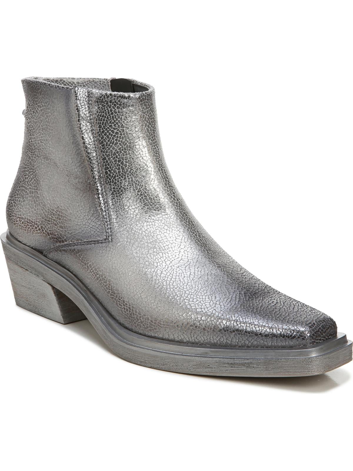 Franco Sarto Women's Forta Ankle Boot Black 7.5　並行輸入品 | Franco Sarto Women\u0027s Forta Ankle Boot, Silver, 5.5
