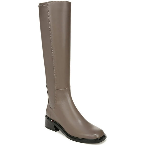 Franco Sarto Womens Giselle Leather Wide Calf Knee-High Boots