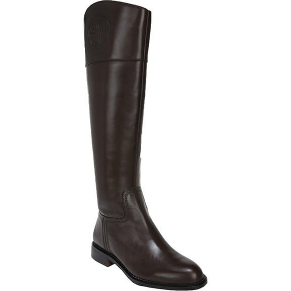 Franco Sarto Womens Hudson Leather Knee-High Riding Boots