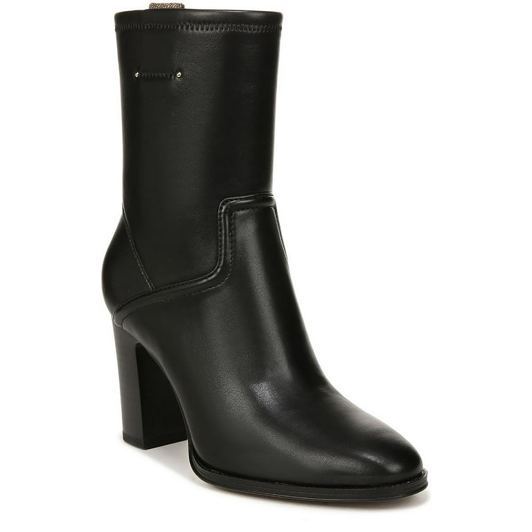 Franco Sarto Womens Informa Whit Faux Leather Western Booties
